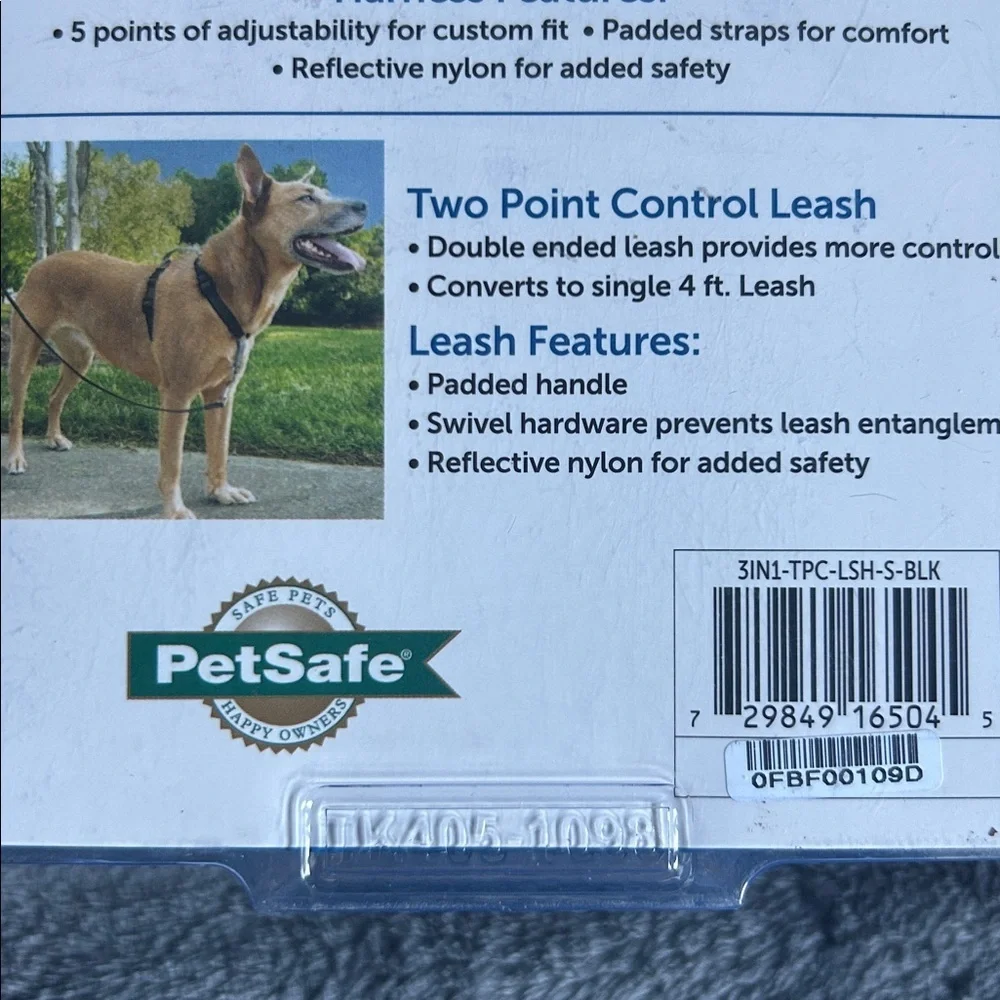 New Petsafe 3 in 1 harness Car Walk Jog L